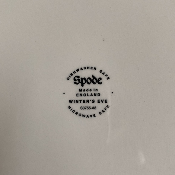 Spode Winter's Eve Cake Plate - Picture 4 of 4